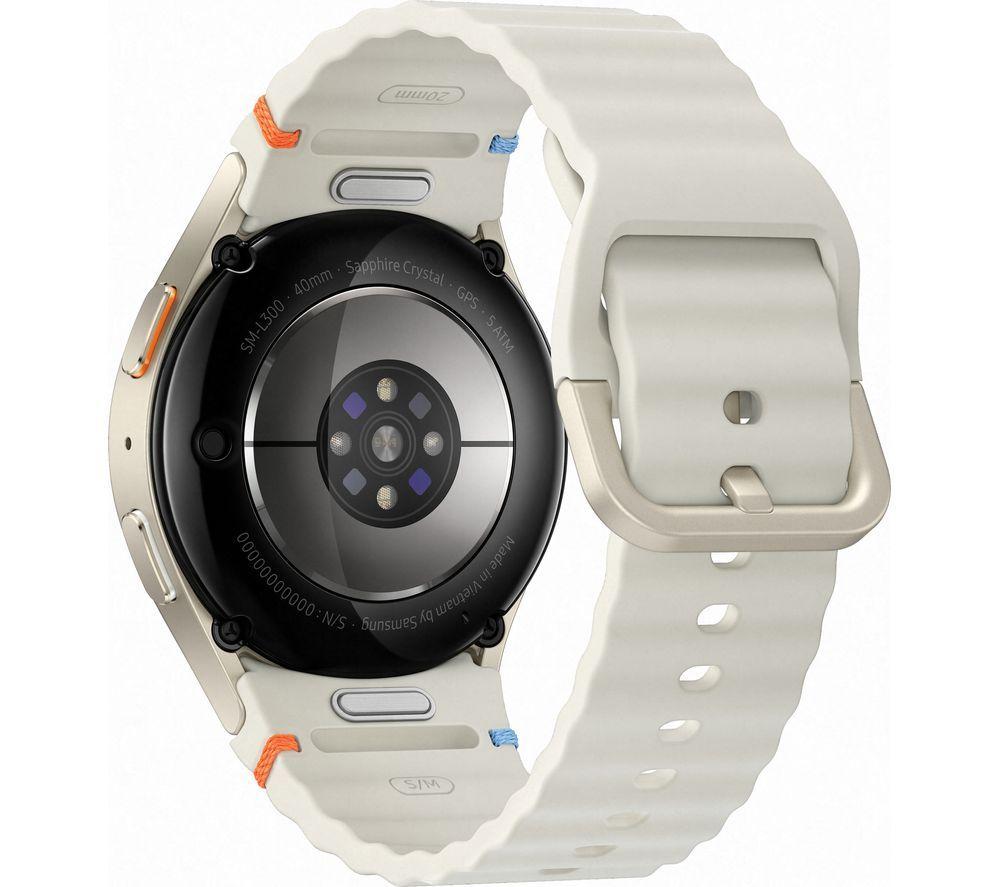 Buy SAMSUNG Galaxy Watch7 BT with Bixby - Cream, 40 mm | Currys