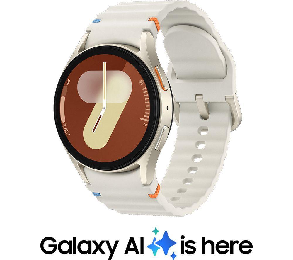 Buy SAMSUNG Galaxy Watch7 LTE with Bixby Cream 40 mm Currys