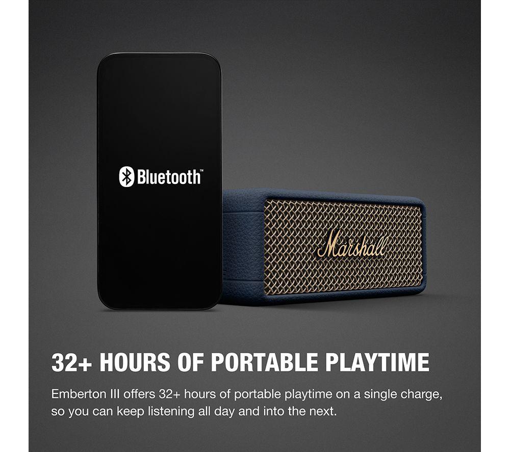 MARSHALL Emberton III Portable Bluetooth Speaker - Midnight Blue image number 8 of 15