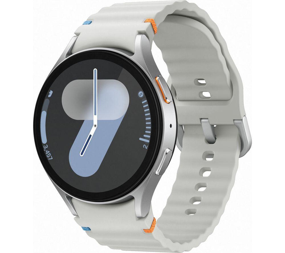 Buy SAMSUNG Galaxy Watch7 BT with Bixby Silver 44 mm Currys