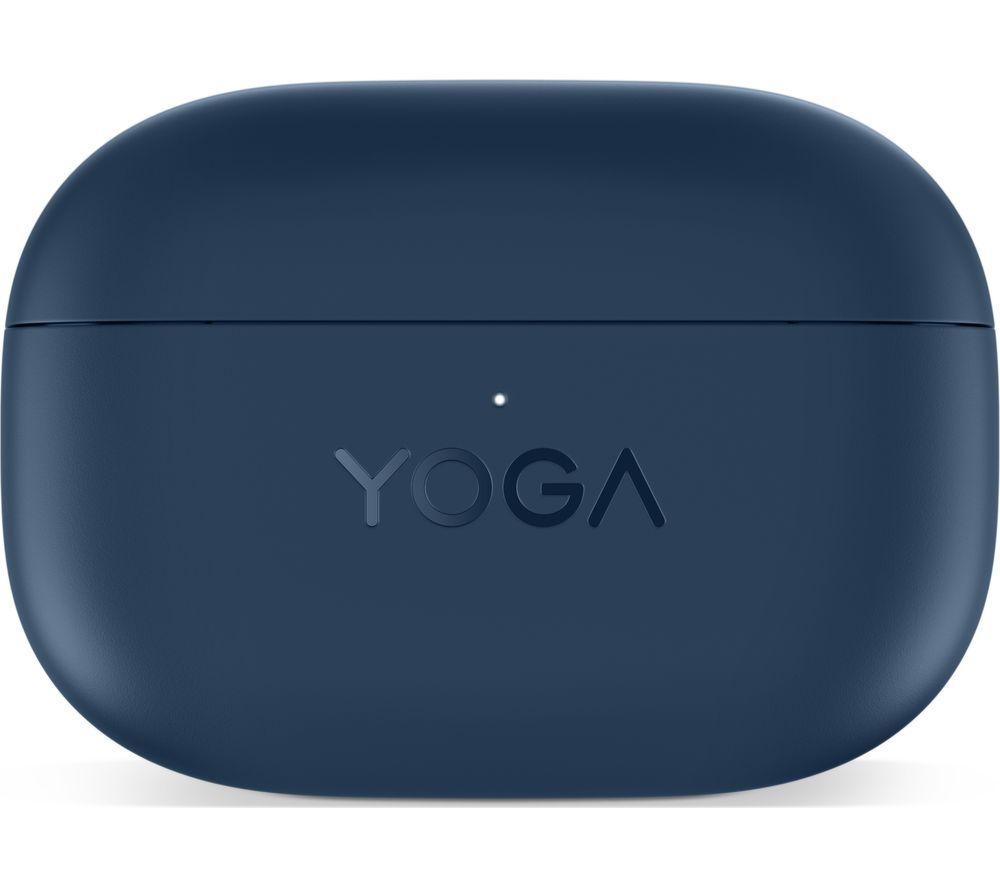 LENOVO YOGA Wireless Bluetooth Noise-Cancelling Earbuds - Cosmic Blue image number 5 of 5