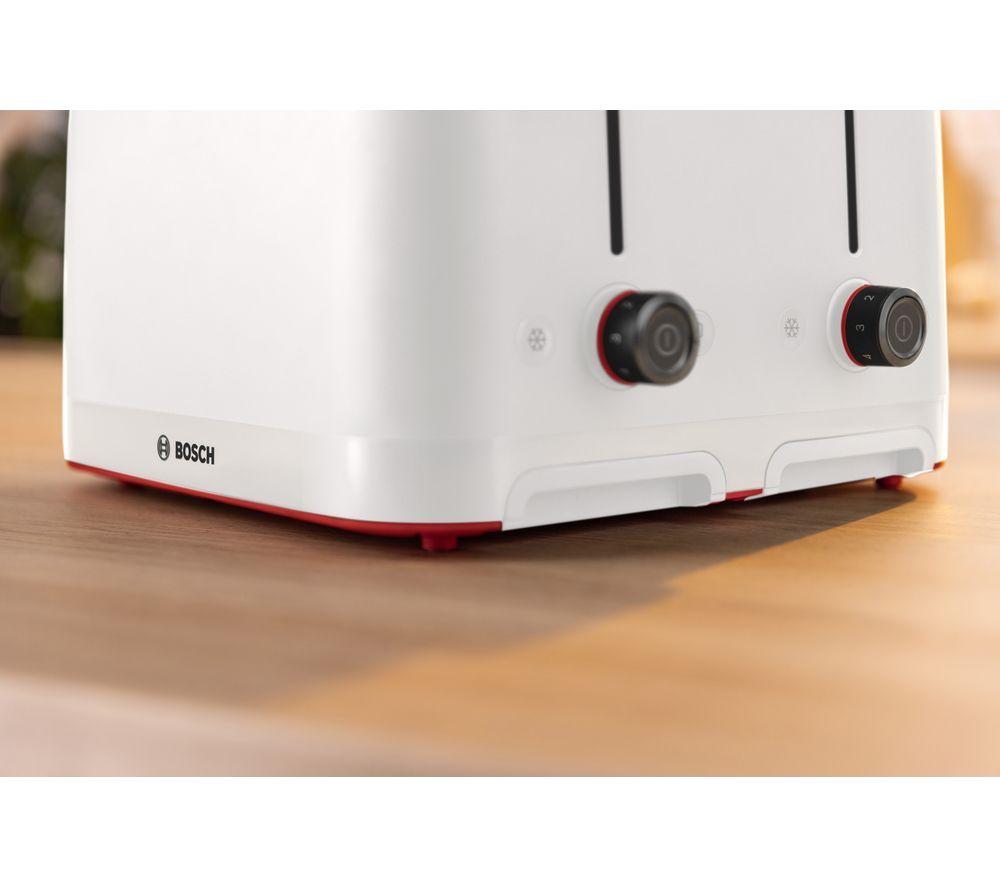 BOSCH MyMoment TAT3M141GB 4-Slice Toaster - White image number 2 of 3