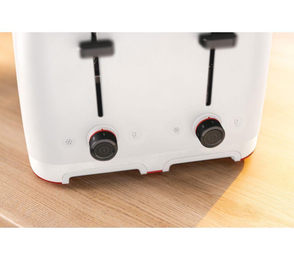 BOSCH MyMoment TAT3M141GB 4-Slice Toaster - White image number 3 of 3