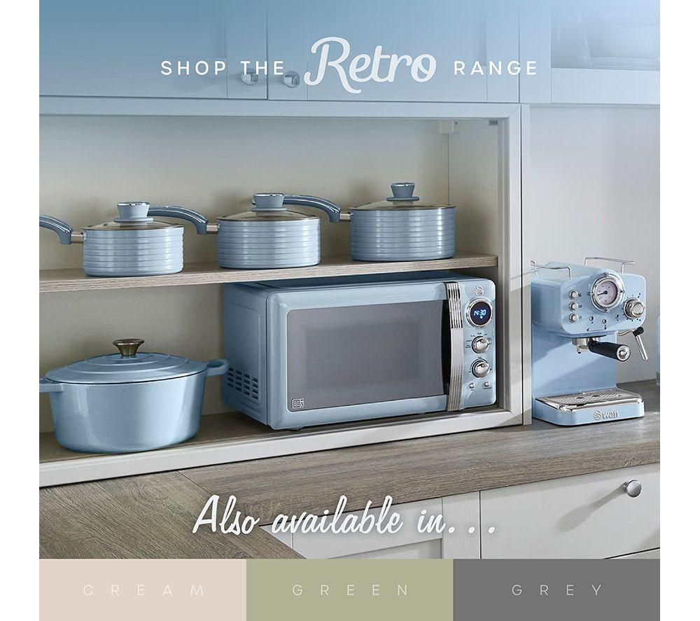 SWAN Retro SD10513BLU Air Fryer - Blue image number 9 of 17
