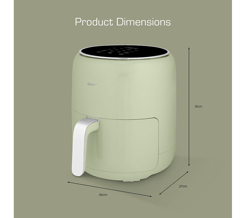 SWAN Retro SD10513GRN Air Fryer - Green image number 5 of 8
