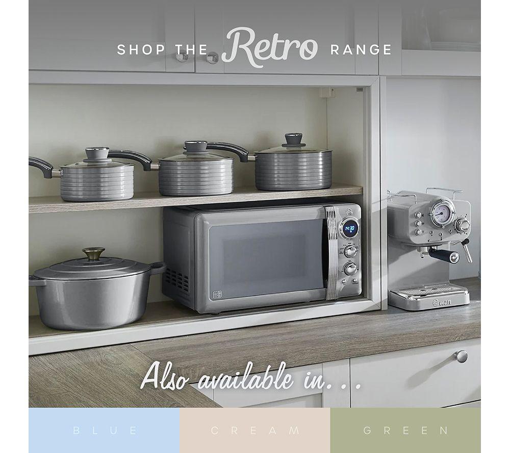 SWAN Retro SD10513GRY Air Fryer - Grey image number 9 of 17