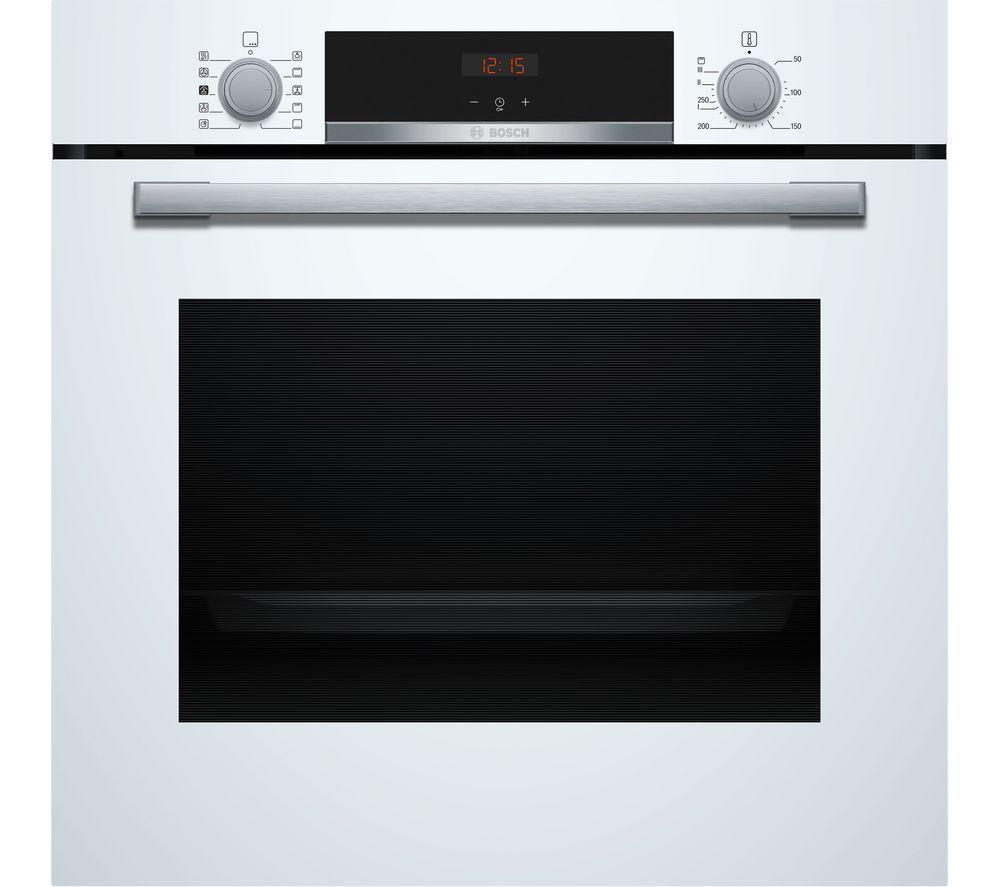 BOSCH Series 4 HQA534BW3B Electric Steam Oven – White, White
