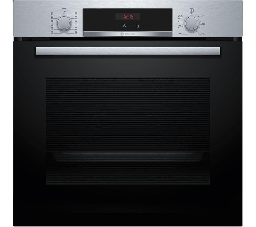 BOSCH Series 4 HQA574BS3B Electric Pyrolytic Steam Oven – Stainless Steel, Stainless Steel