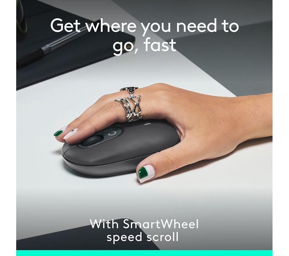 LOGITECH Pop Icon Wireless Optical Mouse - Graphite image number 3 of 11