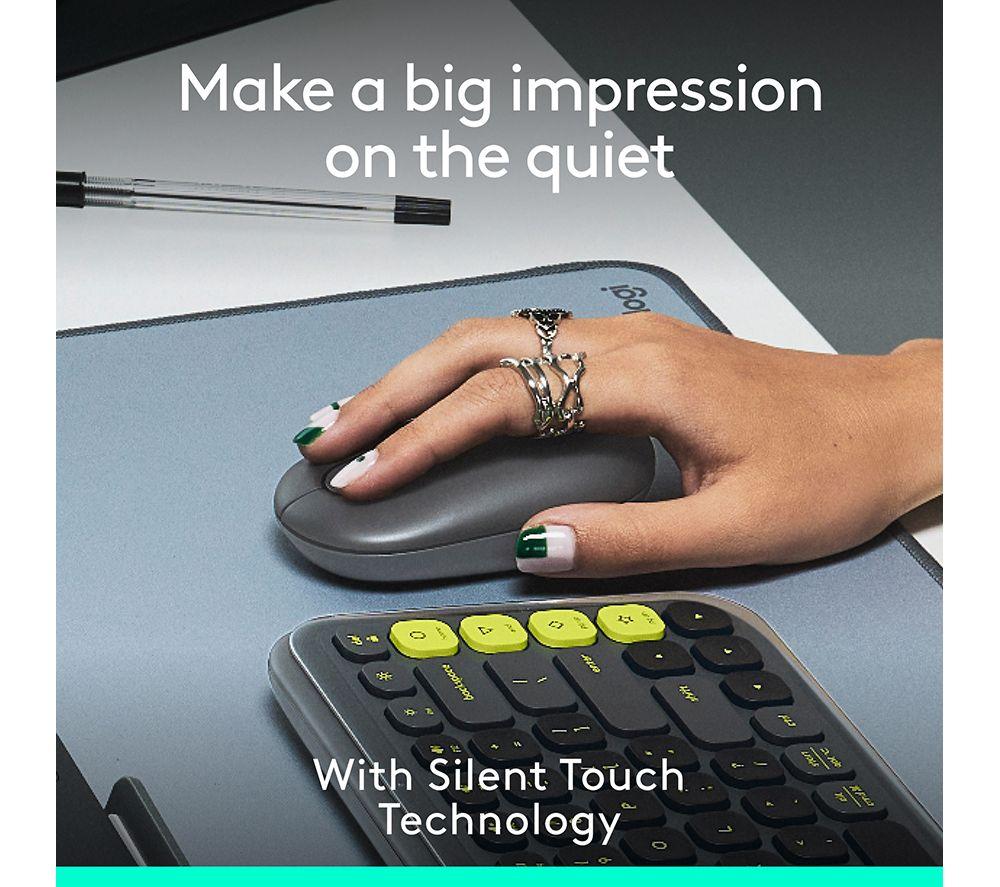 LOGITECH Pop Icon Wireless Optical Mouse - Graphite image number 5 of 11