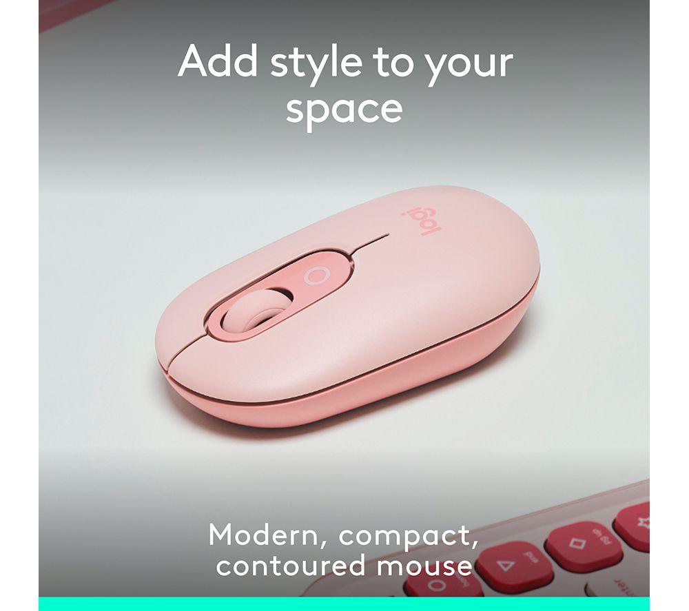 LOGITECH Pop Icon Wireless Optical Mouse - Rose image number 2 of 11