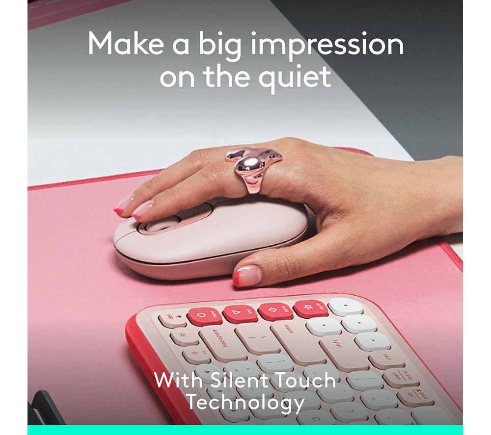 LOGITECH Pop Icon Wireless Optical Mouse - Rose image number 5 of 11