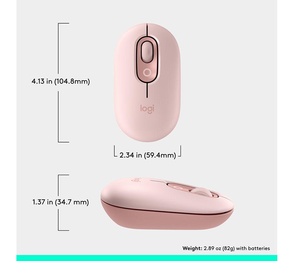 LOGITECH Pop Icon Wireless Optical Mouse - Rose image number 9 of 11