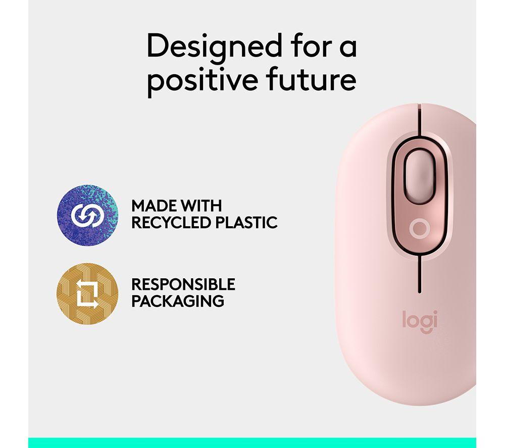 LOGITECH Pop Icon Wireless Optical Mouse - Rose image number 11 of 11