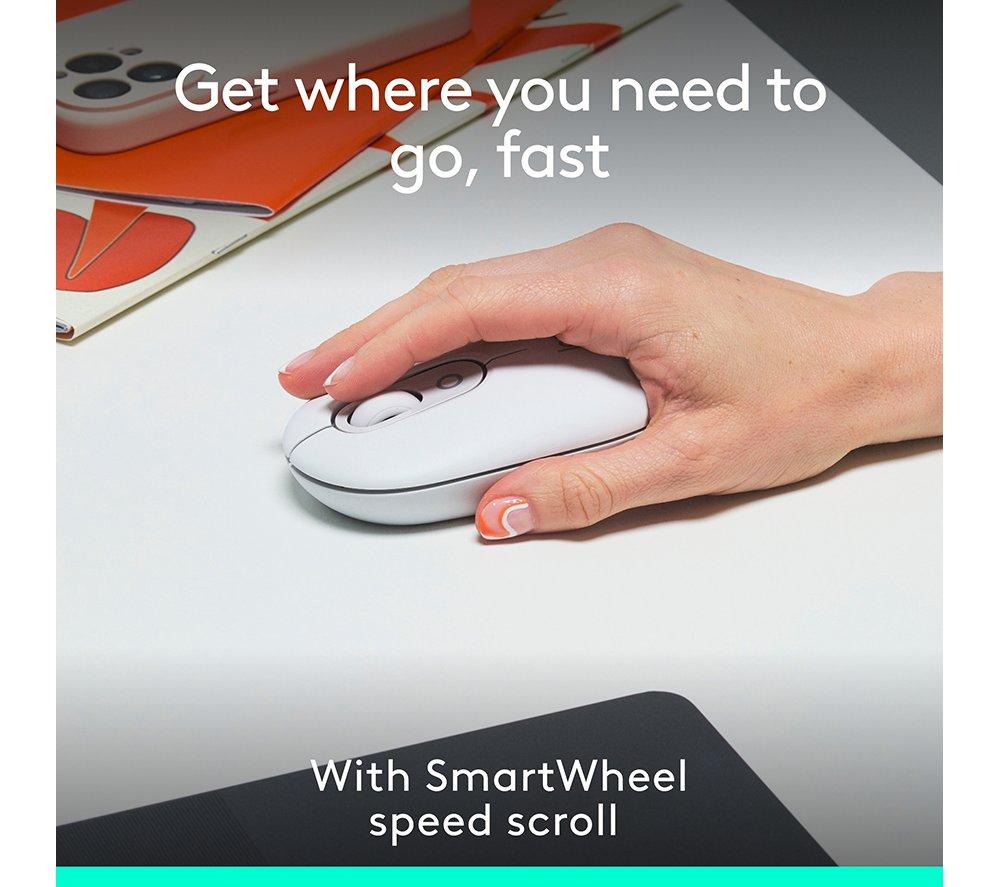 LOGITECH Pop Icon Wireless Optical Mouse - White image number 3 of 11