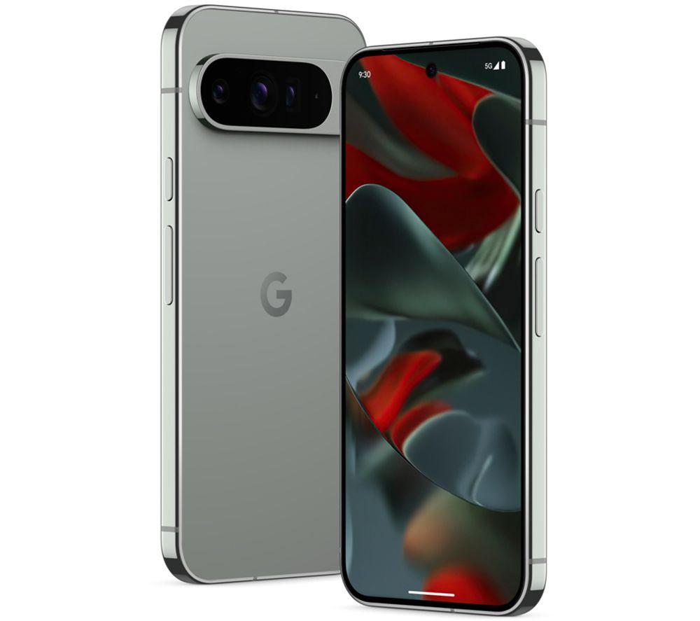 GOOGLE Pixel 9 Pro XL - 512 GB, Hazel, Silver/Grey