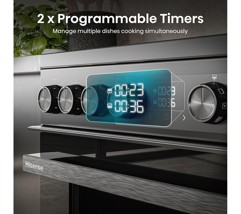 HISENSE Hi6 Max 80/50L HDCEC6C20B 60cm Electric Ceramic Cooker - Jet Black image number 9 of 16