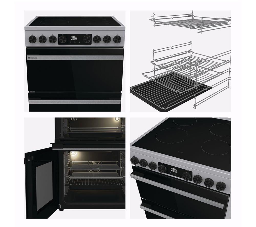 HISENSE Hi6 Max 80/50L HDCEC6C20X 60cm Electric Ceramic Cooker - Stainless Steel image number 13 of 16