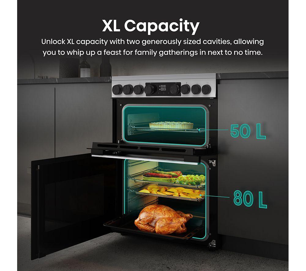 HISENSE Hi6 Max 80/50L HDCEC6C20W 60cm Electric Ceramic Cooker - White image number 3 of 16