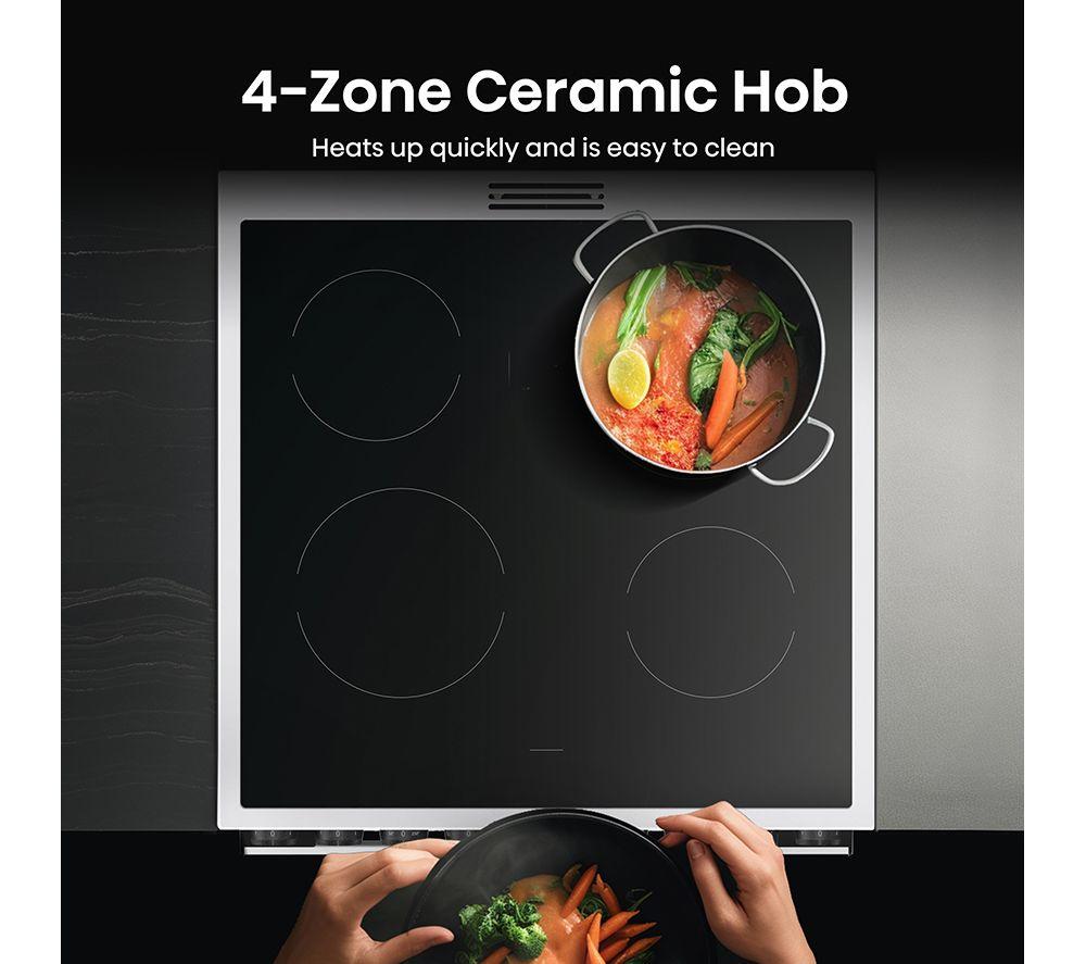 HISENSE Hi6 Max 80/50L HDCEC6C20W 60cm Electric Ceramic Cooker - White image number 8 of 16