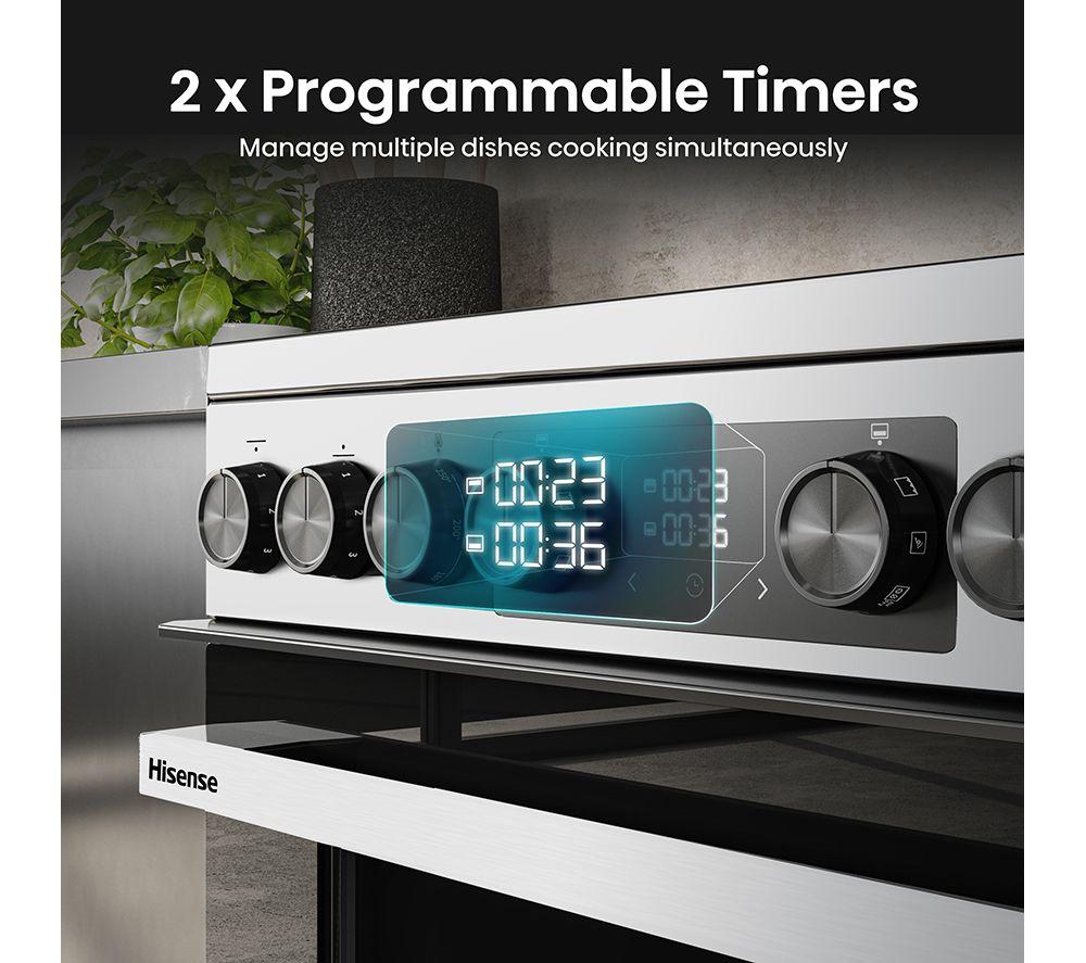 HISENSE Hi6 Max 80/50L HDCEC6C20W 60cm Electric Ceramic Cooker - White image number 9 of 16