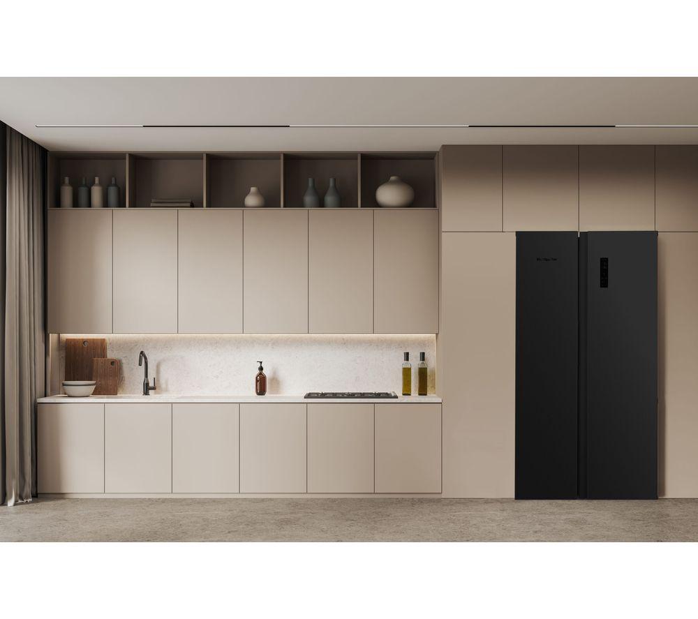 MONTPELLIER MSBS442K American-Style 60/40 Fridge Freezer - Black image number 4 of 7
