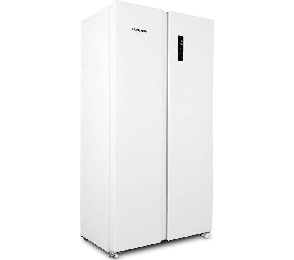 MONTPELLIER MSBS442W American-Style 60/40 Fridge Freezer - White image number 5 of 6