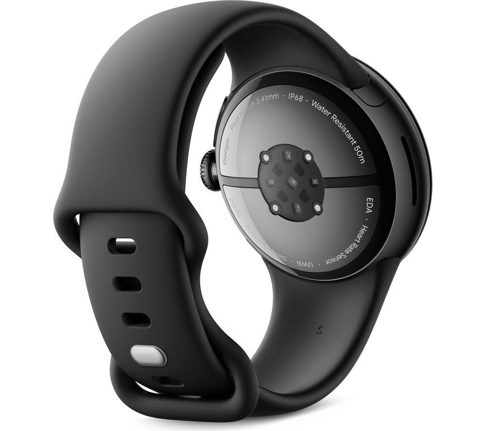 GOOGLE Pixel Watch 3 4G LTE - Black, Obsidian Band, 41 mm image number 4 of 11