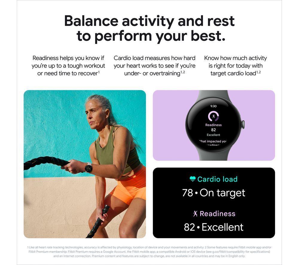 GOOGLE Pixel Watch 3 WiFi - Hazel, 45 mm image number 8 of 10