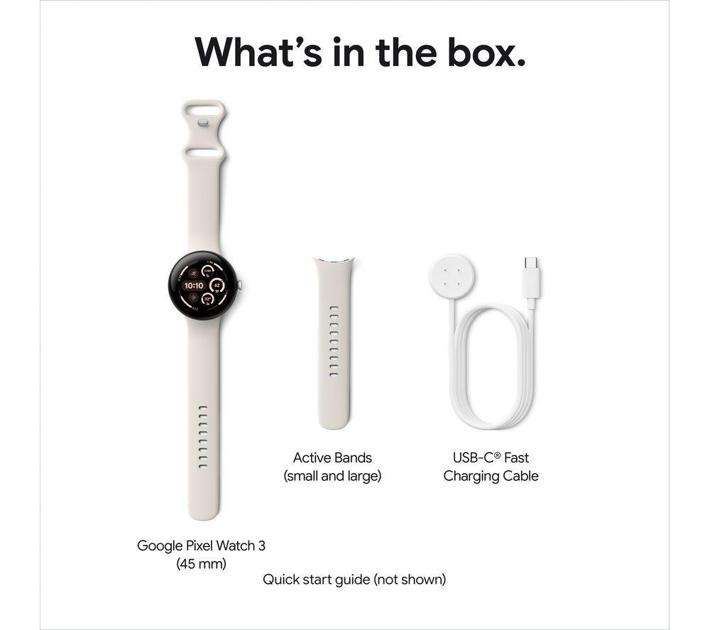 GOOGLE Pixel Watch 3 WiFi - Hazel, 45 mm image number 10 of 10