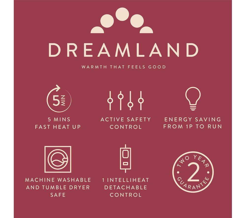 DREAMLAND Snuggle Up Velvet Heated Throw - Pink, 160 x 120 cm image number 7 of 8