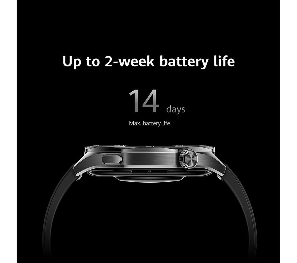 HUAWEI Watch GT 5 - Black, Fluoroelastomer Strap, 46 mm image number 6 of 8