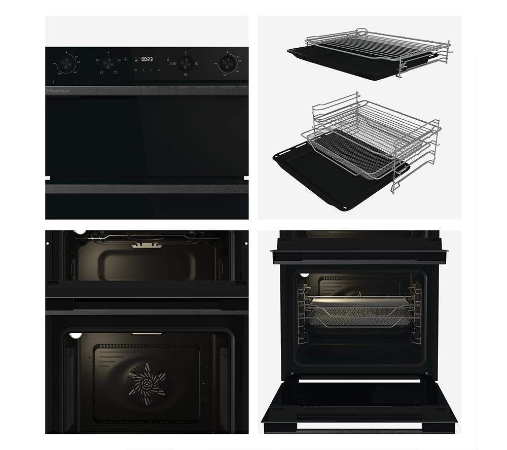 HISENSE Hi6 72/38L BID914221CDBG Electric Double Oven - Black image number 14 of 16