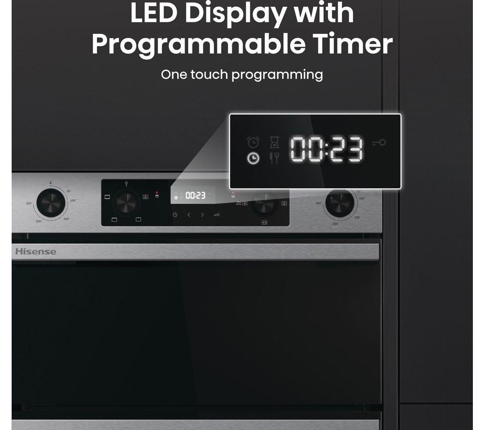 HISENSE Hi6 72/38L BID914221CX Electric Double Oven - Stainless Steel image number 9 of 15