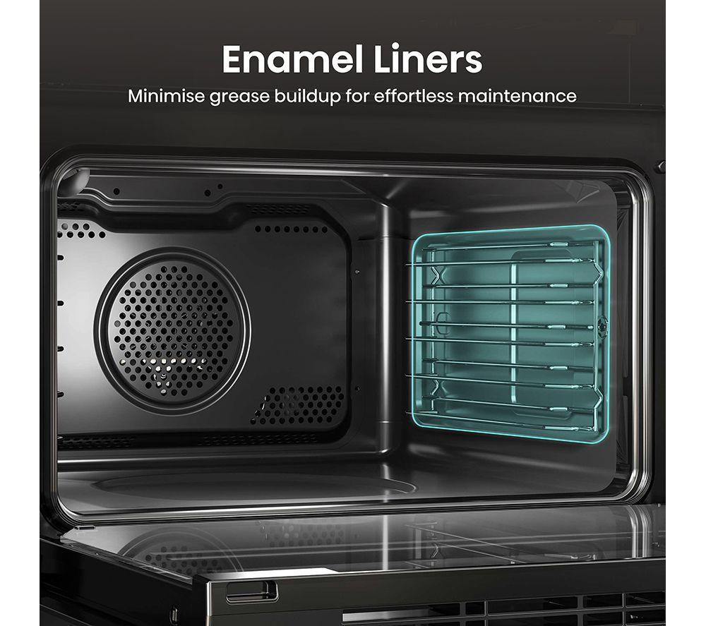 HISENSE Hi6 54/38L BUD714221AX Electric Built-under Double Oven - Stainless Steel image number 7 of 15