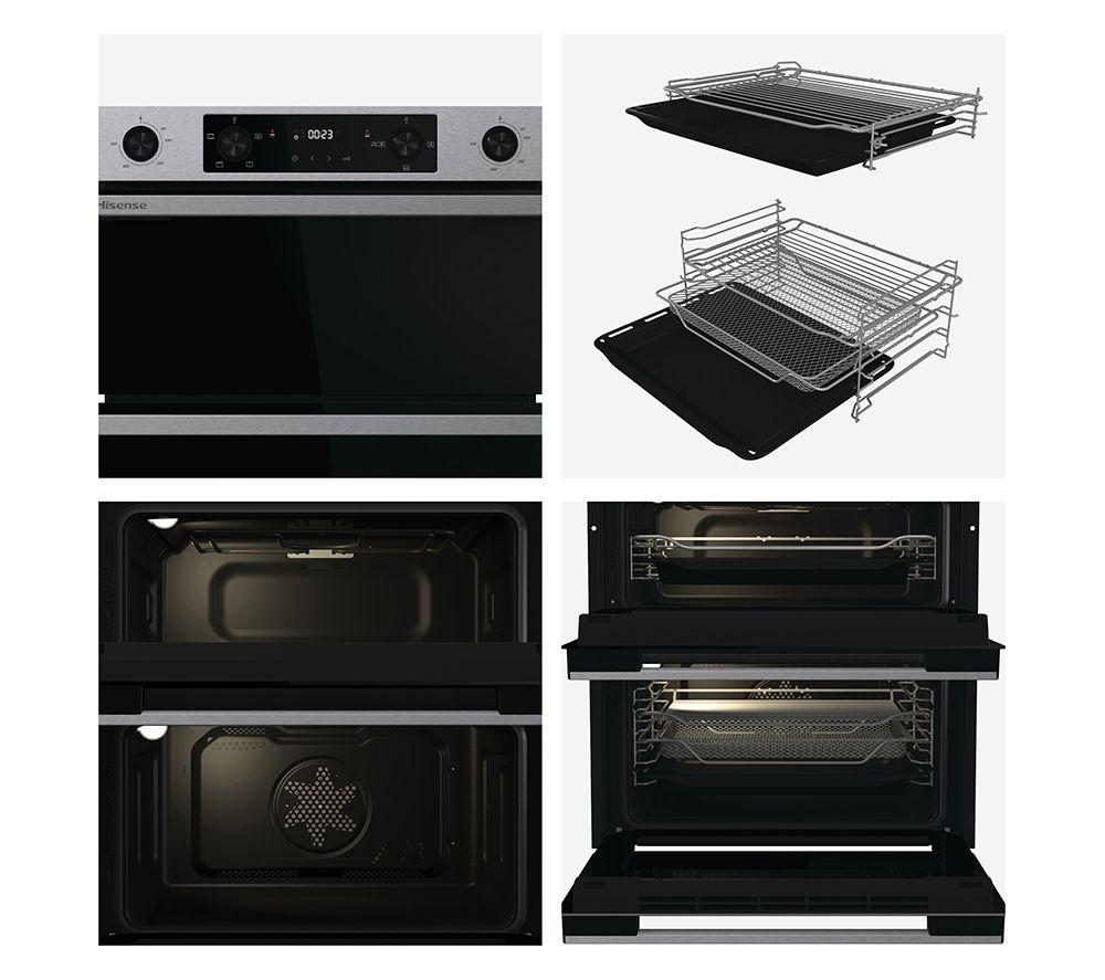 HISENSE Hi6 54/38L BUD714221AX Electric Built-under Double Oven - Stainless Steel image number 13 of 15