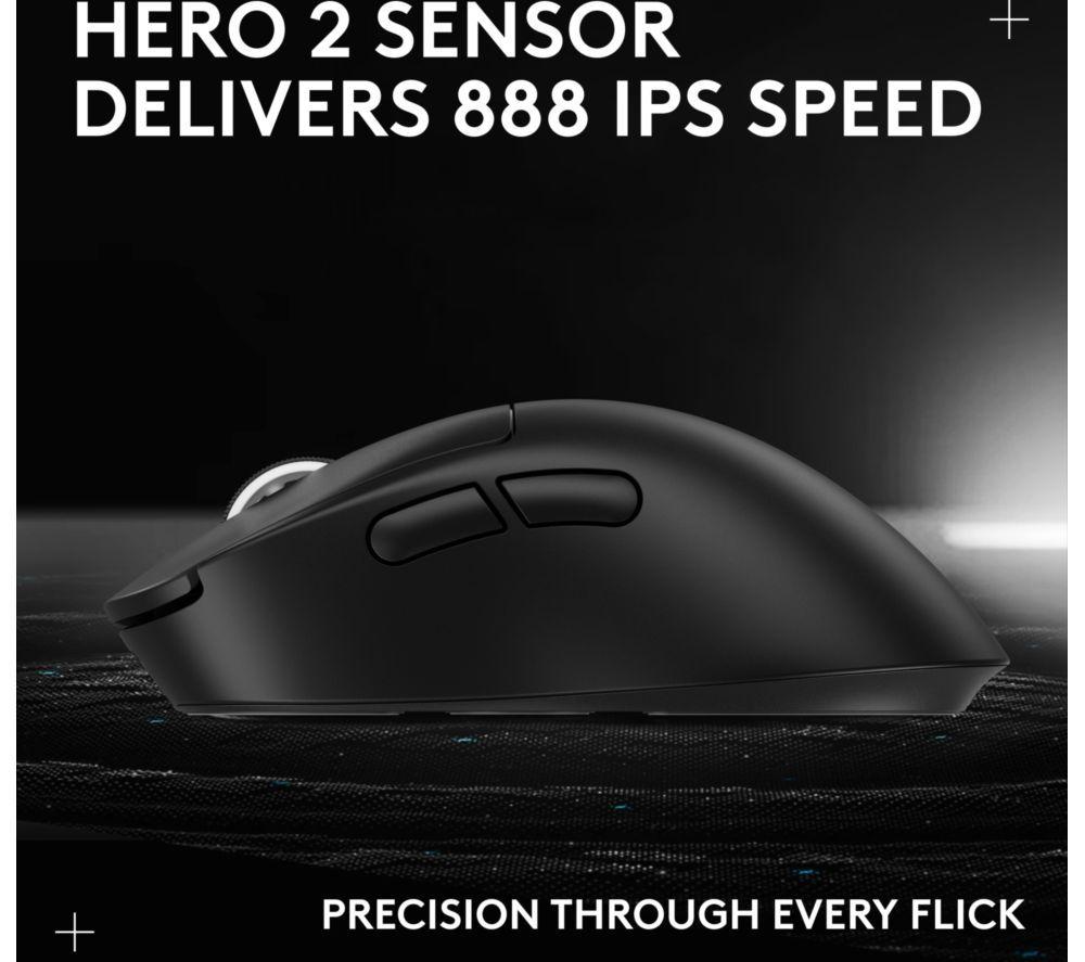 LOGITECH Pro X Superlight 2 Dex Wireless Optical Gaming Mouse - Black image number 20 of 34