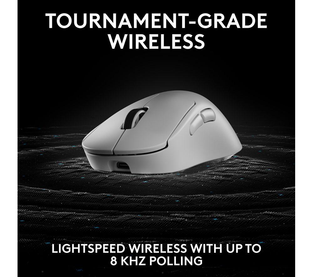 LOGITECH Pro X Superlight 2 Dex Wireless Optical Gaming Mouse - White image number 4 of 34