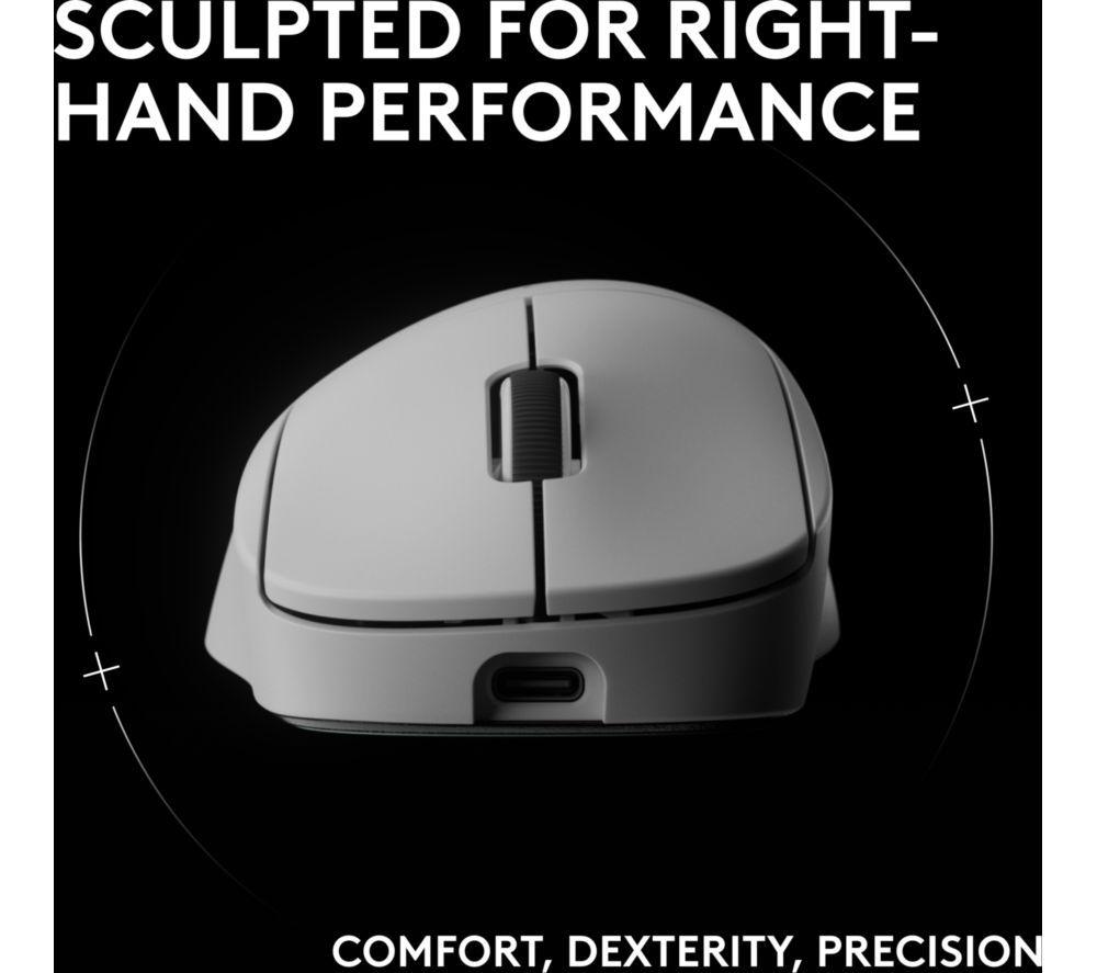 LOGITECH Pro X Superlight 2 Dex Wireless Optical Gaming Mouse - White image number 9 of 34