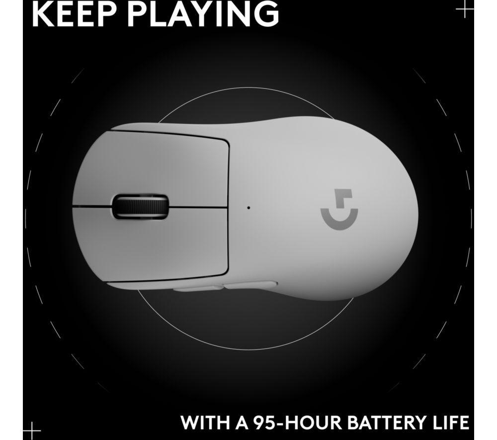 LOGITECH Pro X Superlight 2 Dex Wireless Optical Gaming Mouse - White image number 21 of 34