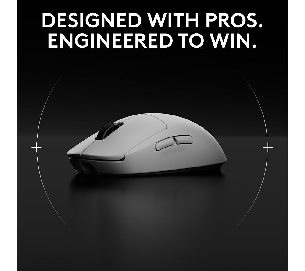 LOGITECH PRO 2 Lightspeed RGB Wireless Optical Gaming Mouse - White image number 2 of 18