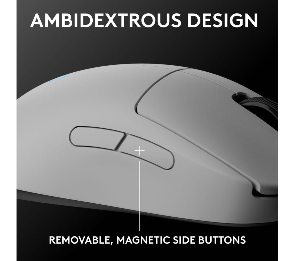 LOGITECH PRO 2 Lightspeed RGB Wireless Optical Gaming Mouse - White image number 8 of 18