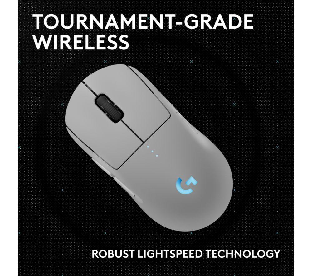 LOGITECH PRO 2 Lightspeed RGB Wireless Optical Gaming Mouse - White image number 11 of 18