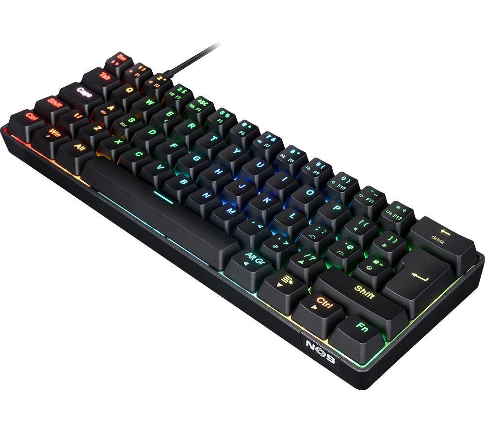 SMANOS C-450 Mini Pro RGB Mechanical Gaming Keyboard - Black image number 3 of 4