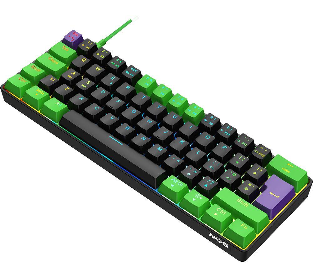 Buy NOS C-450 Mini Pro RGB Mechanical Gaming Keyboard - Riddle | Currys