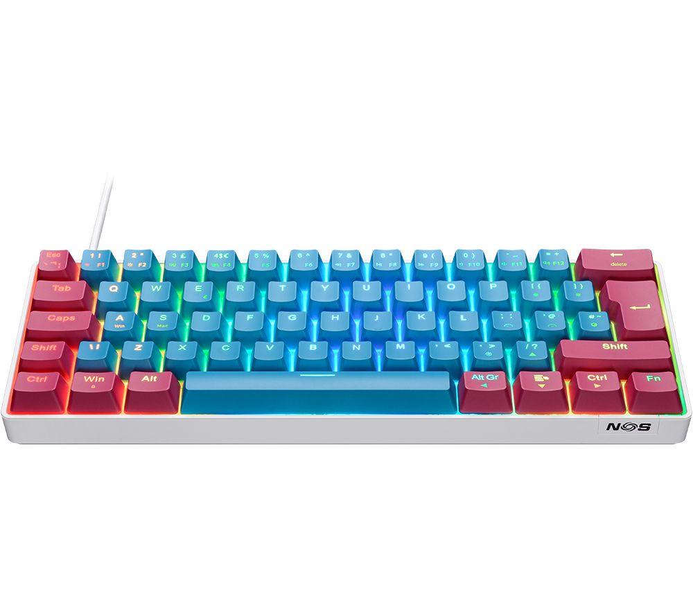 NOS C-450 Mini Pro RGB Mechanical Gaming Keyboard - Lollipop image number 2 of 3