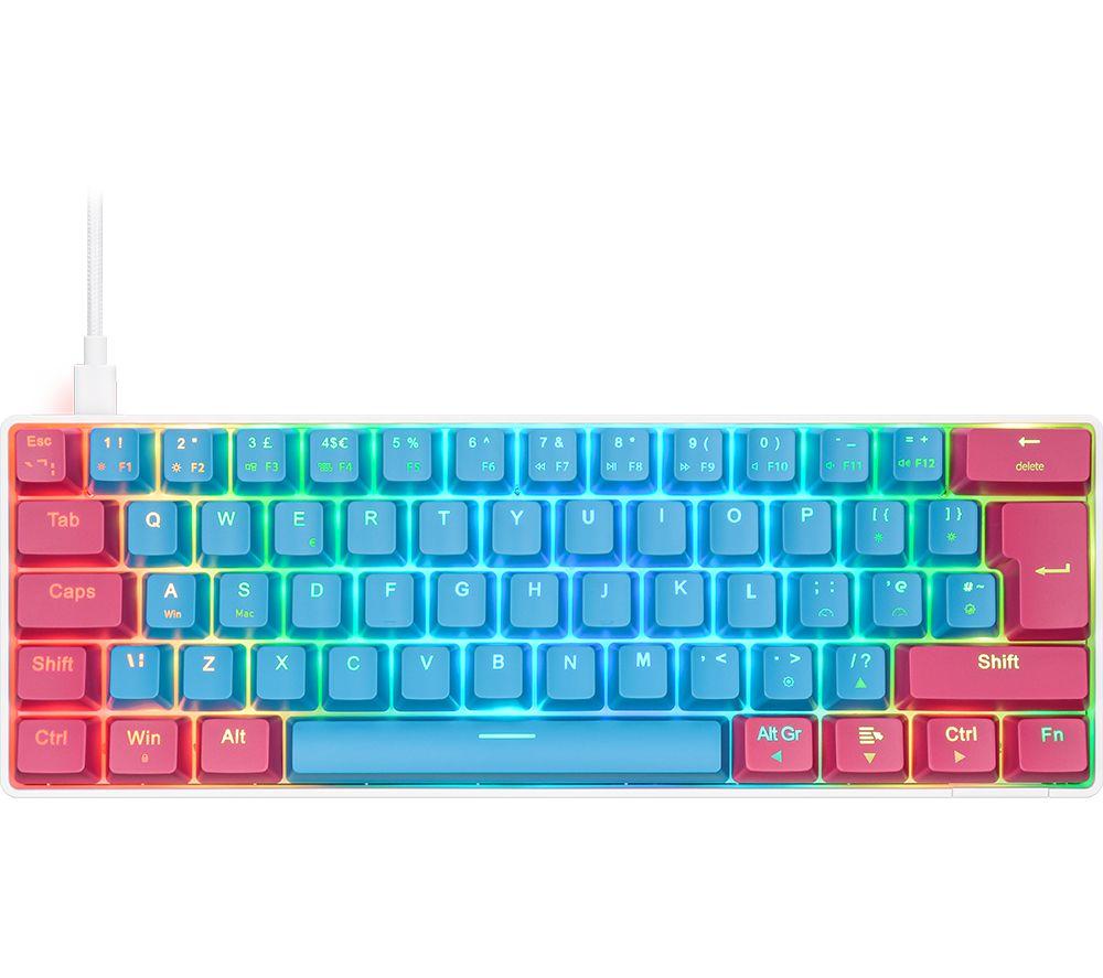 NOS C-450 Mini Pro RGB Mechanical Gaming Keyboard - Lollipop image number 3 of 3