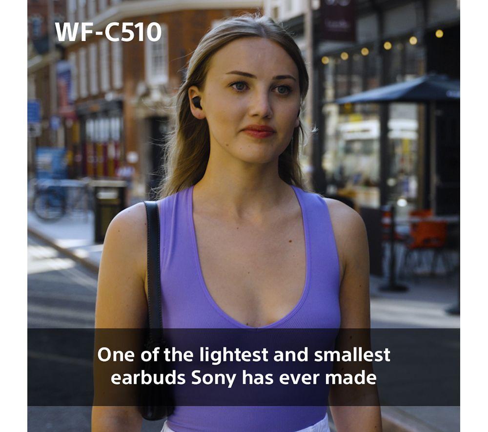 SONY WF-C510 Wireless Bluetooth Earbuds - Black image number 5 of 19