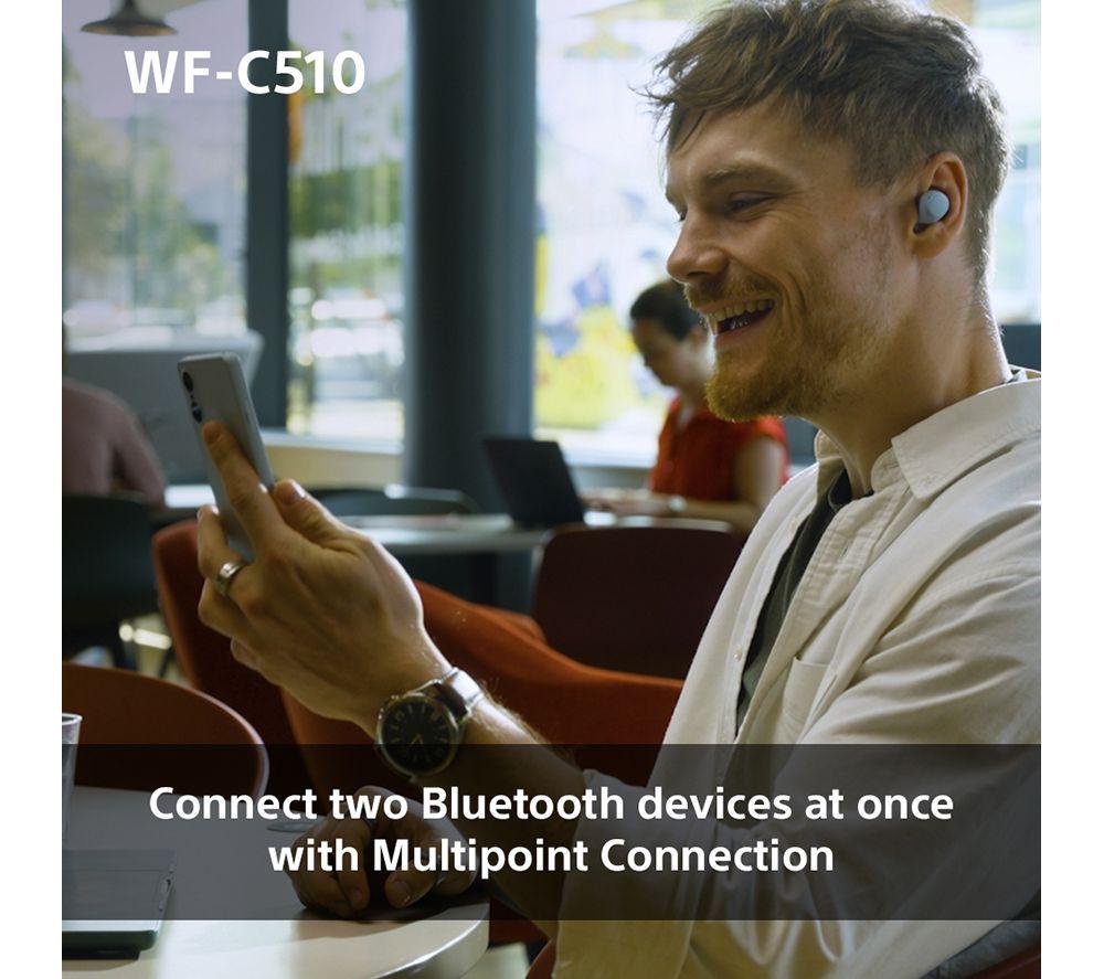 SONY WF-C510 Wireless Bluetooth Earbuds - Black image number 7 of 19