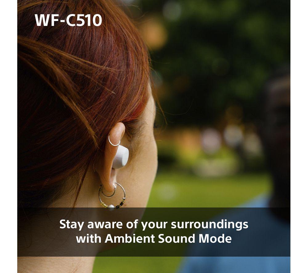 SONY WF-C510 Wireless Bluetooth Earbuds - Black image number 8 of 19